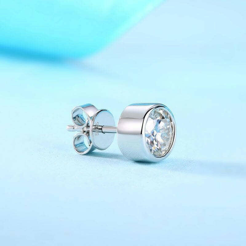 1.00 ct Round Diamond Earring (1 Piece)-Evani Naomi Jewelry