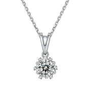1.00 ct Round Diamond Snowflake Jewelry Set-Evani Naomi Jewelry
