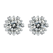 1.00 ct Round Diamond Snowflake Jewelry Set-Evani Naomi Jewelry