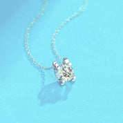 1.00 ct Round-cut 6.5mm Diamond Necklace-Evani Naomi Jewelry