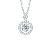1.00 ct Slide Pendant with Twinkle Setting Necklace-Evani Naomi Jewelry