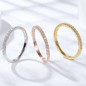 1.3mm Diamond Eternity Wedding Band-Evani Naomi Jewelry