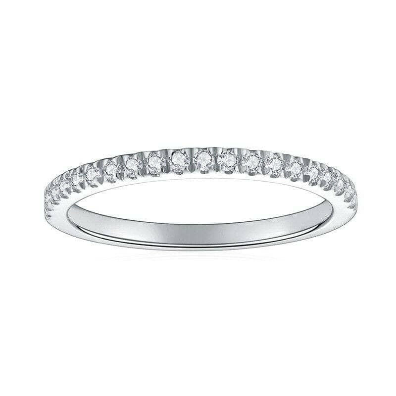 1.3mm Diamond Eternity Wedding Band-Evani Naomi Jewelry