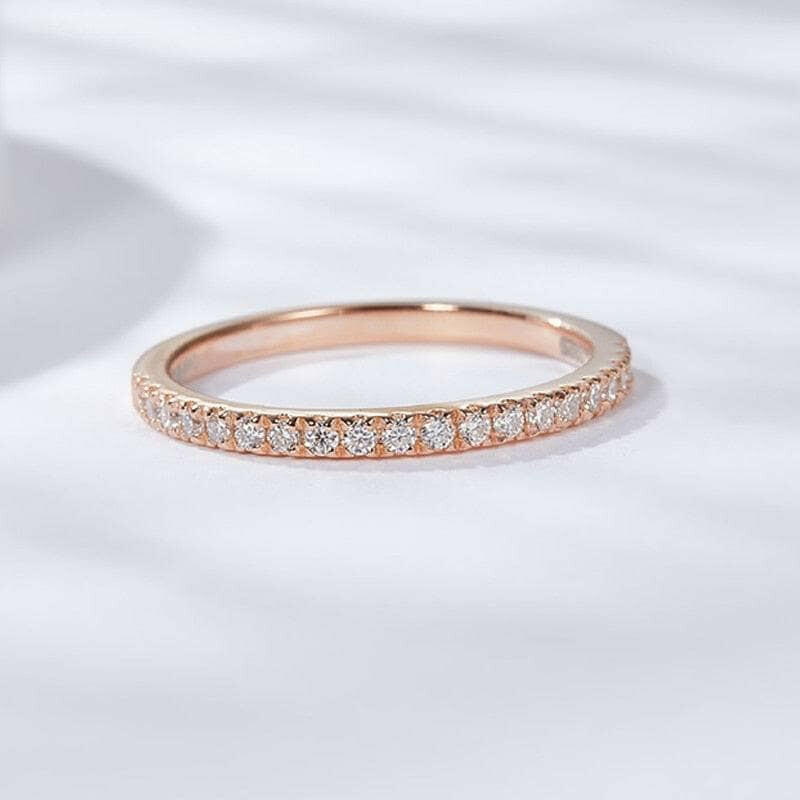 1.3mm Diamond Eternity Wedding Band-Evani Naomi Jewelry