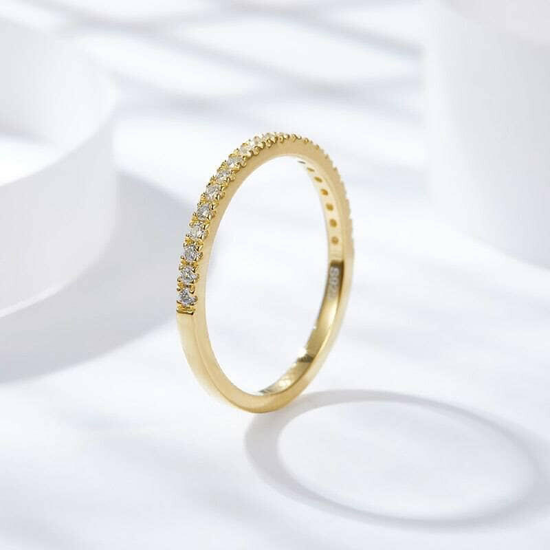 1.3mm Diamond Eternity Wedding Band-Evani Naomi Jewelry