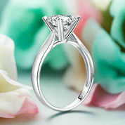 1.50 ct Heart Prong Diamond Engagement Ring-Evani Naomi Jewelry