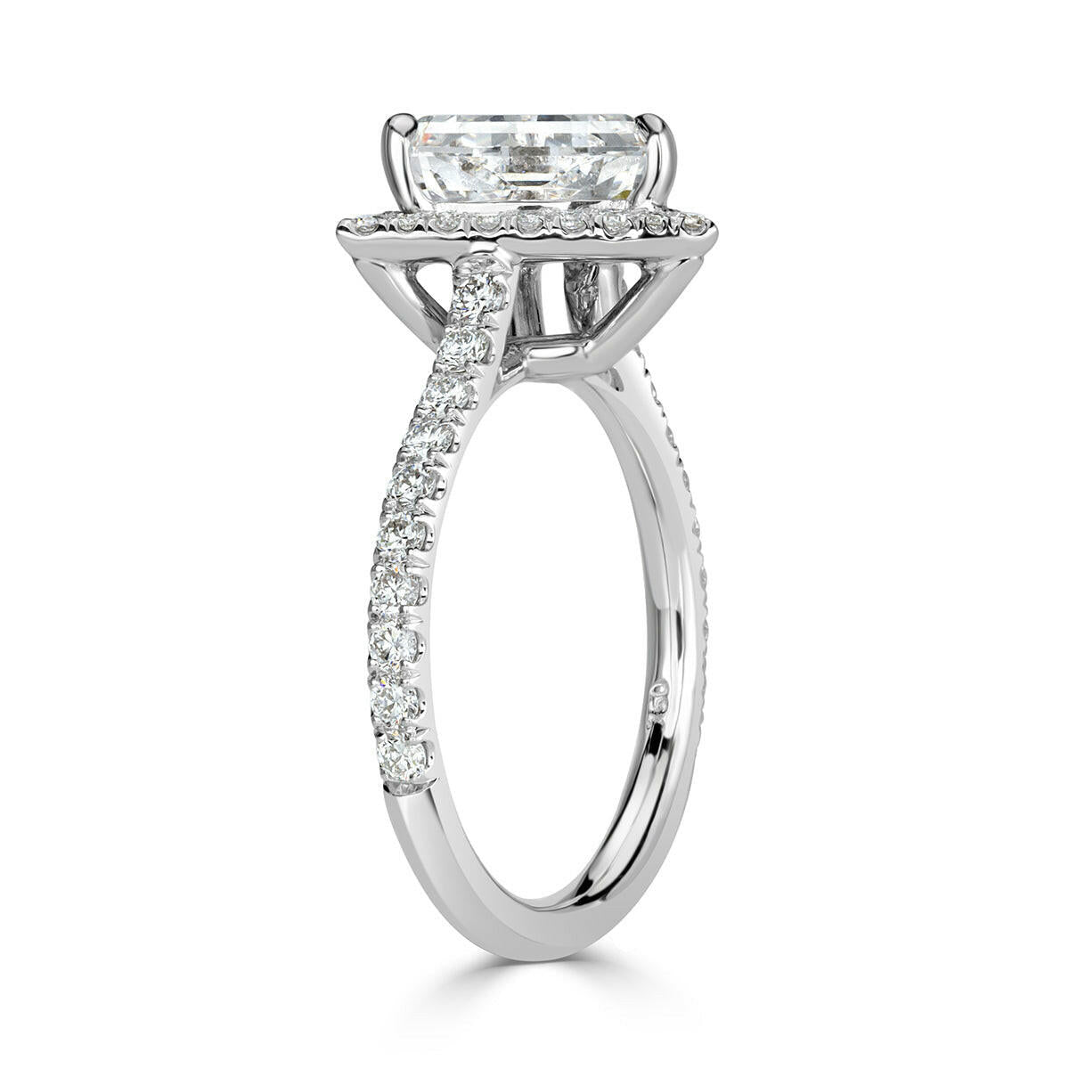 1.90 Ct Trillion Cut Diamond Engagement Ring-Evani Naomi Jewelry