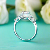 1ct Heart Cut Diamond Engagement Ring-Evani Naomi Jewelry