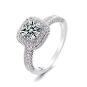 1ct Round Cut Diamond Solitaire Wedding Ring-Evani Naomi Jewelry