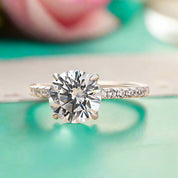 2.0 Ct Classic Round Cut Engagement Ring-Evani Naomi Jewelry