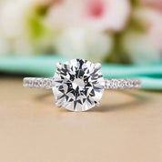 2.0 Ct Classic Round Cut Engagement Ring-Evani Naomi Jewelry