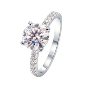 2.0 Ct Round Cut Diamond Engagement Ring-Evani Naomi Jewelry