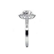 2.0 Ct Round Cut Diamond Halo Engagement Ring-Evani Naomi Jewelry