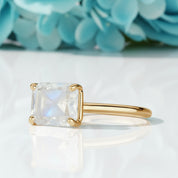 2.50 Ct Radiant Cut Diamond 14k Yellow Gold Engagement Ring-Evani Naomi Jewelry