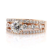 2.50 ct Round Brilliant Cut Diamond Engagement Ring-Evani Naomi Jewelry
