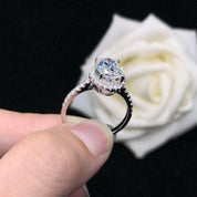 2ct Oval Cut Diamond Wedding Ring-Evani Naomi Jewelry