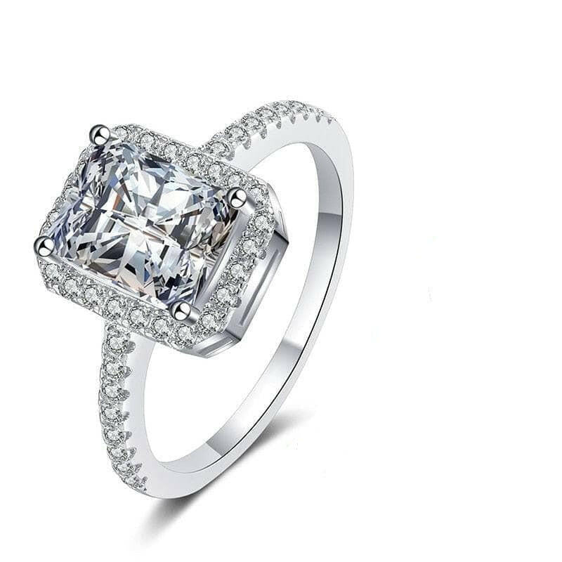 2ct Radiant Cut Diamond Engagement Ring-Evani Naomi Jewelry