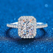 2ct Radiant Cut Diamond Engagement Ring-Evani Naomi Jewelry