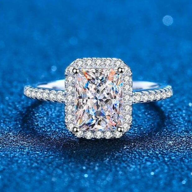 2ct Radiant Cut Diamond Engagement Ring-Evani Naomi Jewelry