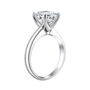 3.0 Ct Princess Cut Diamond Classic Solitaire Engagement Ring-Evani Naomi Jewelry