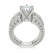 3.0 Ct Round Diamond 6 Prong Engagement Ring-Evani Naomi Jewelry
