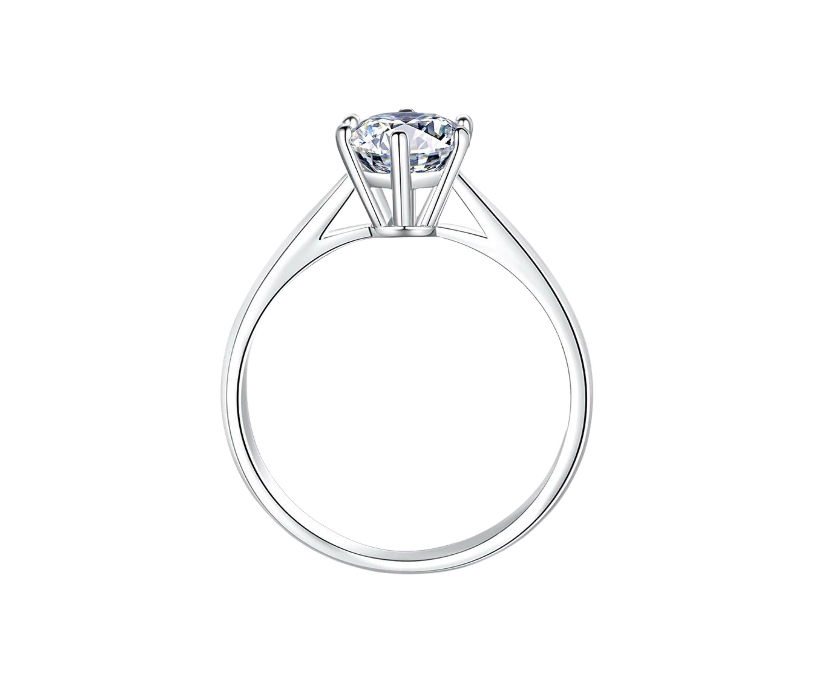 3.00 ct Classic Diamond Solitaire Engagement Ring-Evani Naomi Jewelry
