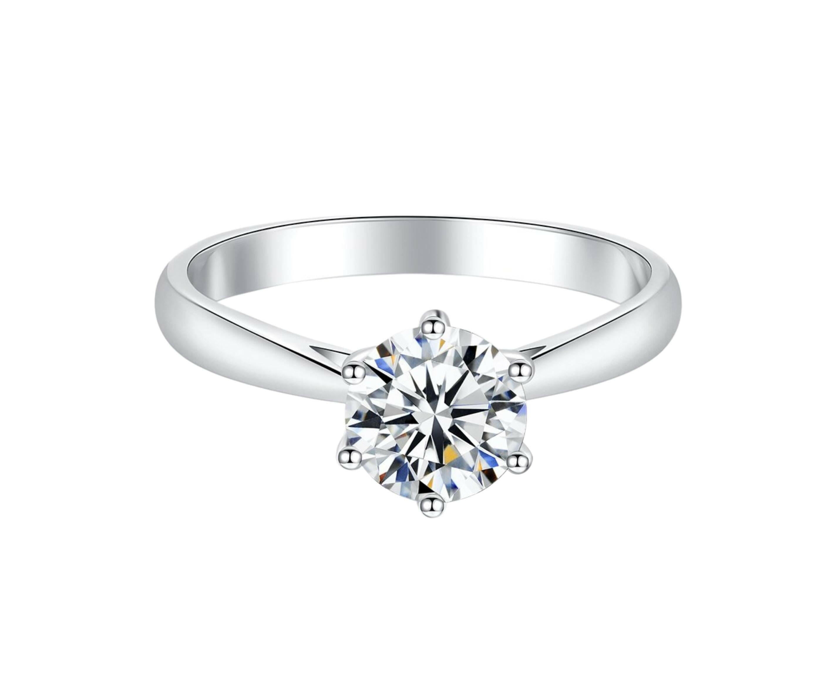 3.00 ct Classic Diamond Solitaire Engagement Ring-Evani Naomi Jewelry