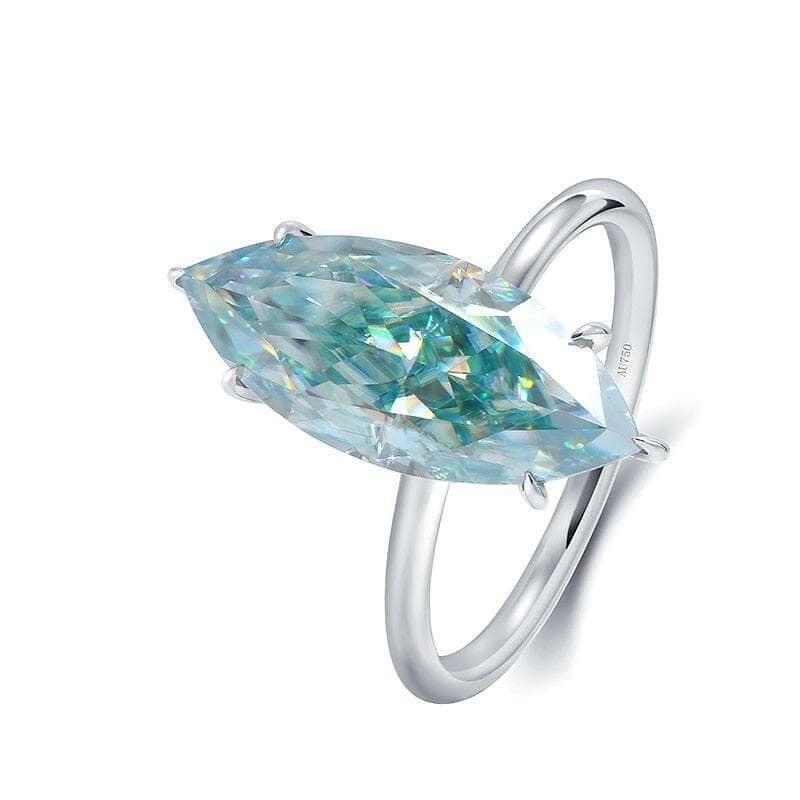 3.0ct Marquise Brilliant Cut Diamond Halo Engagement Ring-Evani Naomi Jewelry