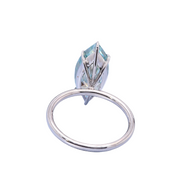 3.0ct Marquise Brilliant Cut Diamond Halo Engagement Ring-Evani Naomi Jewelry