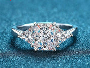 3ct Radiant Cut Diamond Engagement Ring-Evani Naomi Jewelry