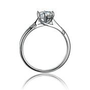 3ct Round Diamond Solitaire Engagement Ring-Evani Naomi Jewelry