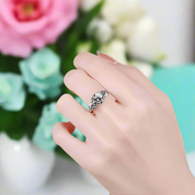 3ct Three Stone Diamond Wedding Ring-Evani Naomi Jewelry