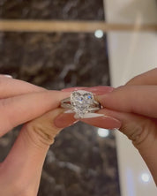 Exquisite Heart Cut 5.0 Carat Diamond Engagement Ring