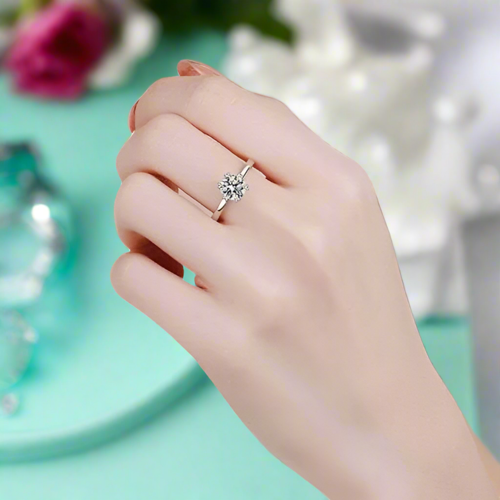 6.5mm Round 1ct Diamond Wedding Ring-Evani Naomi Jewelry