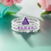 Archers and Rangers Ring Set- Video Game Inspired Rings in 14k Yellow Gold-Evani Naomi Jewelry