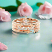 Archers and Rangers Ring Set- Video Game Inspired Rings in 14k Yellow Gold-Evani Naomi Jewelry
