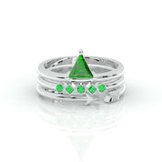 Archers and Rangers Ring Set- Video Game Inspired Rings in 14k Yellow Gold-Evani Naomi Jewelry