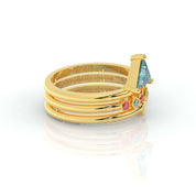 Archers and Rangers Ring Set- Video Game Inspired Rings in 14k Yellow Gold-Evani Naomi Jewelry