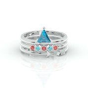 Archers and Rangers Ring Set- Video Game Inspired Rings in 14k Yellow Gold-Evani Naomi Jewelry