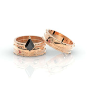 Assasin's Promise Rings (Unisex)- Video Game Inspired Rings in 14k Yellow Gold-Evani Naomi Jewelry