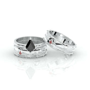 Assasin's Promise Rings (Unisex)- Video Game Inspired Rings in 14k Yellow Gold-Evani Naomi Jewelry