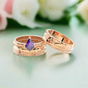 Assasin's Promise Rings (Unisex)- Video Game Inspired Rings in 14k Yellow Gold-Evani Naomi Jewelry