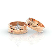 Assasin's Promise Rings (Unisex)- Video Game Inspired Rings in 14k Yellow Gold-Evani Naomi Jewelry
