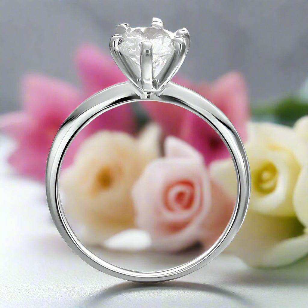 Brilliant 1.00 ct Diamond Engagement Ring-Evani Naomi Jewelry