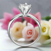 Brilliant 1.00 ct Diamond Engagement Ring-Evani Naomi Jewelry