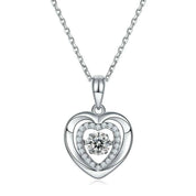 Classic 0.5 ct Diamond Heart Shaped Necklace-Evani Naomi Jewelry