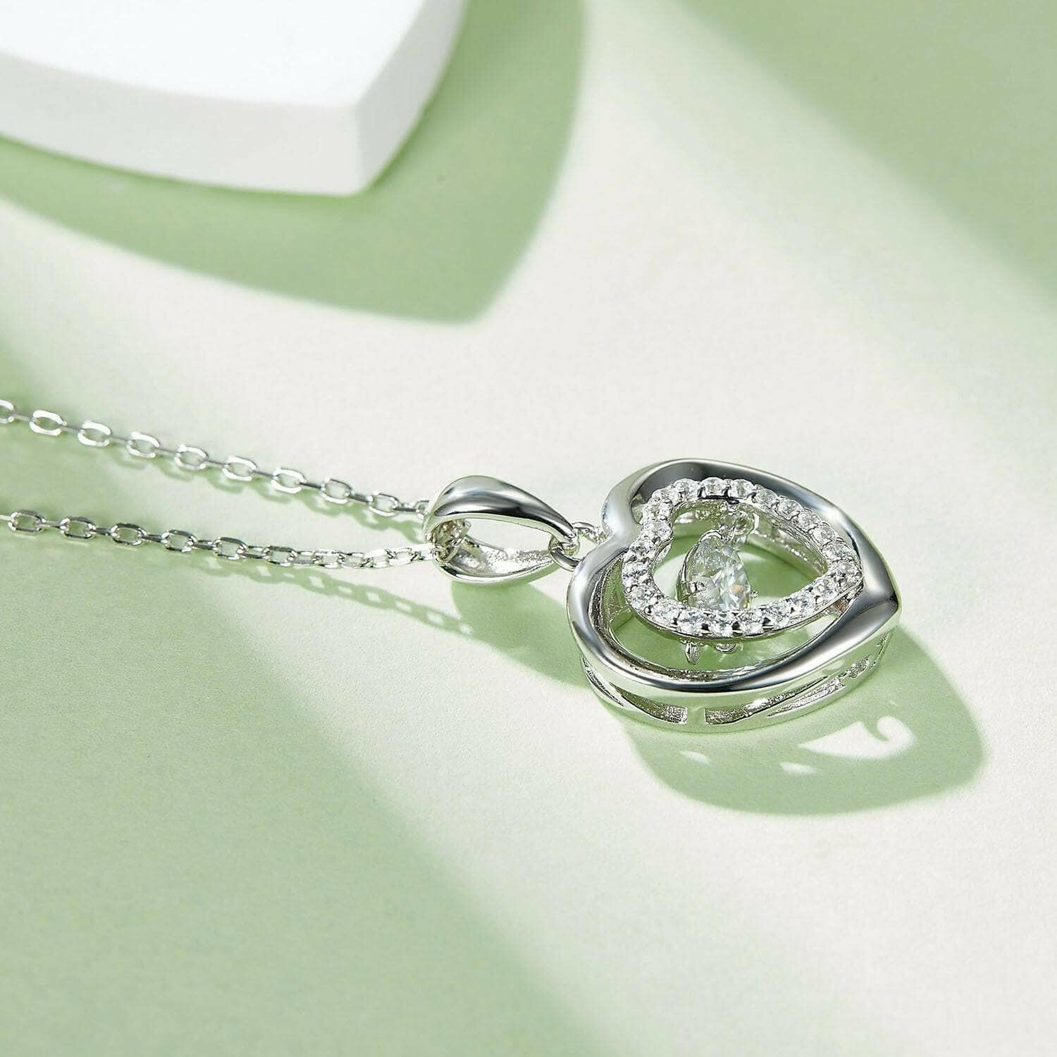 Classic 0.5 ct Diamond Heart Shaped Necklace-Evani Naomi Jewelry