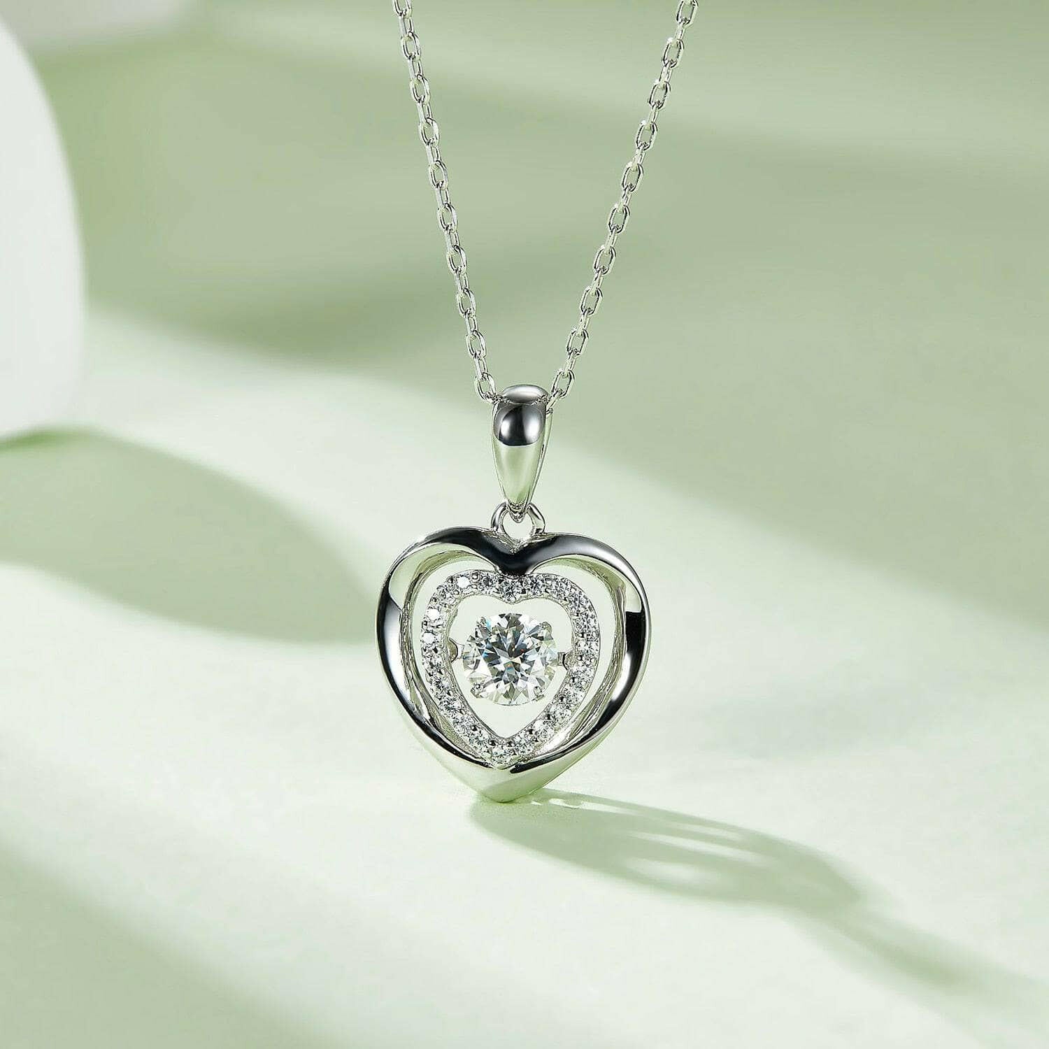 Classic 0.5 ct Diamond Heart Shaped Necklace-Evani Naomi Jewelry