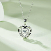 Classic 0.5 ct Diamond Heart Shaped Necklace-Evani Naomi Jewelry