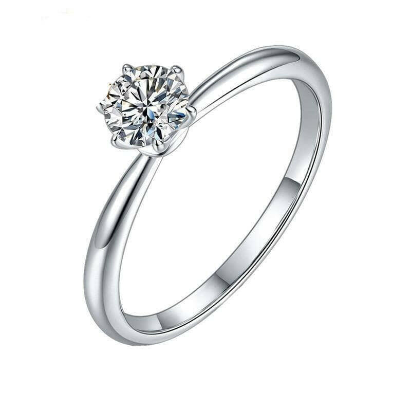 Classic 0.50 ct Diamond Solitaire Engagement Ring-Evani Naomi Jewelry